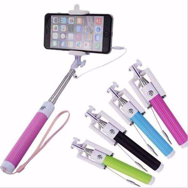 Monopod Baston Selfie Con Cable Boton Celular Android