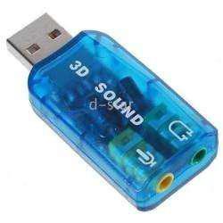Placa USB Sonido 3d 5.1 Notebook PC Externa La Plata