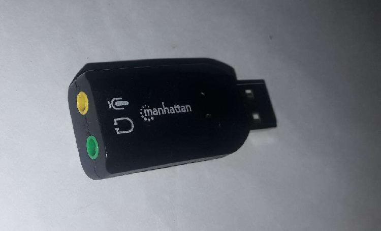 Placa de Sonido Usb Microfono Externa