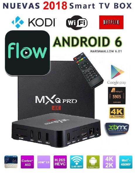 Conversor Smart Tv Android Tv Box Quad Core 4k Mod 2019 (La