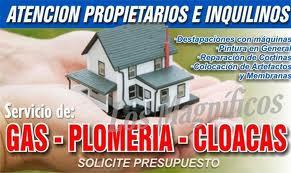 Plomeria, Gas, Cloacas Instalaciones