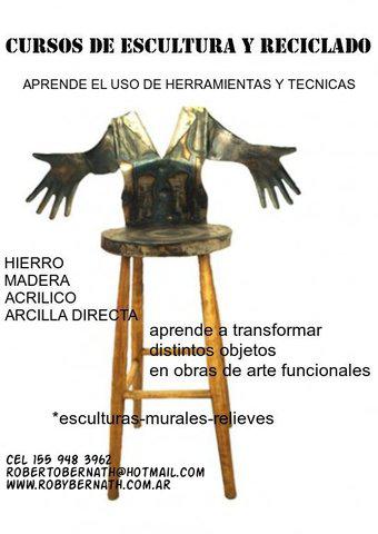 curso de escultura y reciclado de objetos