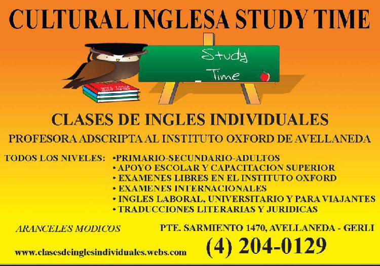 CLASES DE INGLES EN AVELLANEDA
