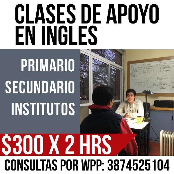 Clases de Apoyo en Inglés