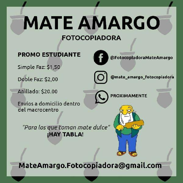 Fotocopiadora Mate Amargo