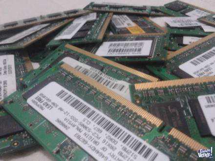 Memorias para Notebook Sodimm DDR1, DDR2, DDR3, DDR3L