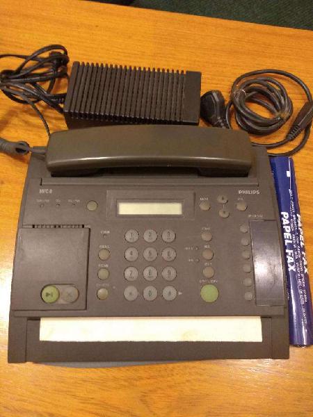 Teléfono Fax Philips Hfc 8 Bien Completo Con Manual