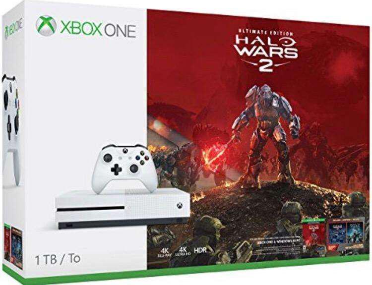 Xbox One S 1Tb Halo War 2 Bundle