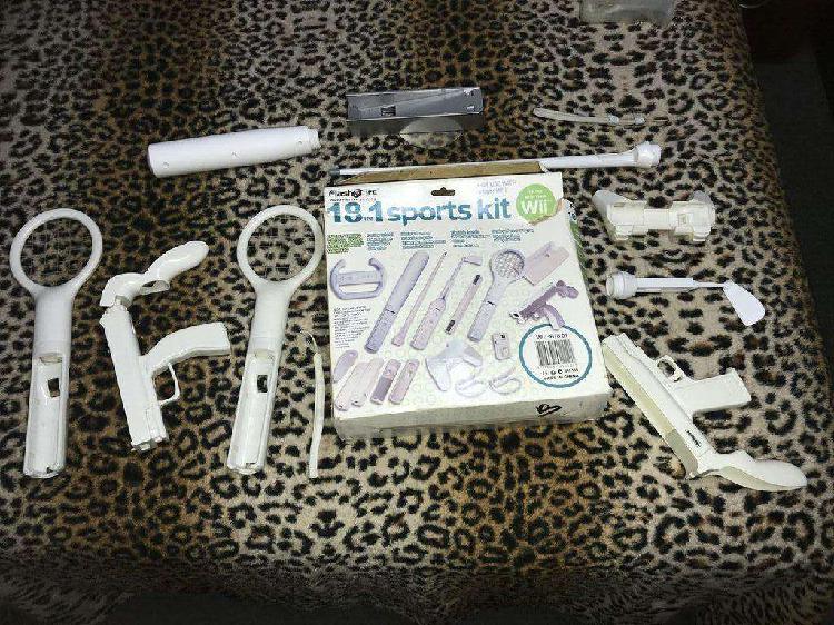 Accesorios De Nintendo Wii Originales 18 En 1 Sports Kit