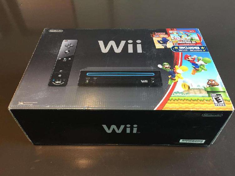 Consola Nintendo Wii Black Edition Chipeada 200 Juegos