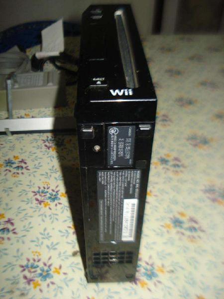 Consola Nintendo Wii Negra Con Accesorios Y Manuales lista