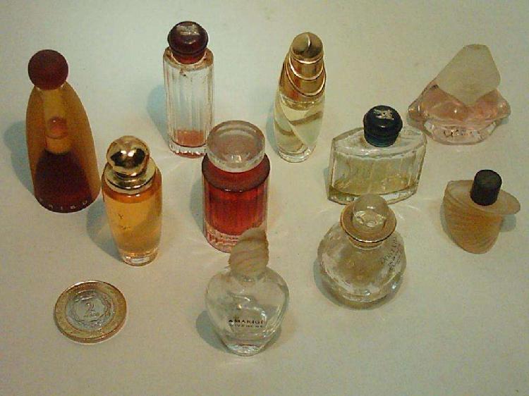 Frascos De Colección Perfume En Miniatura 10 Unidades