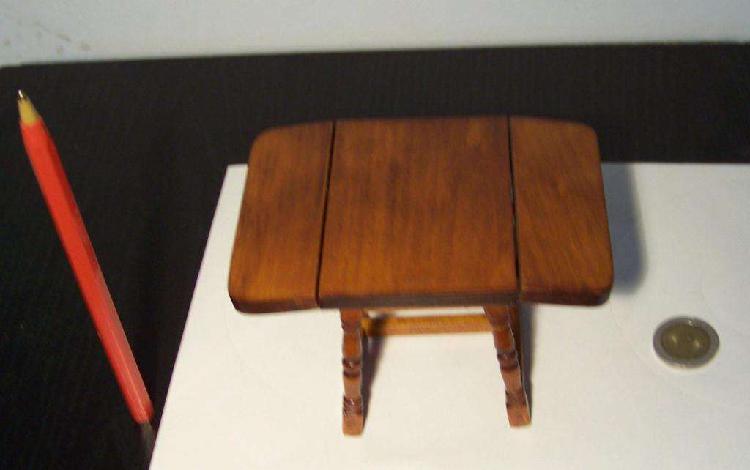 Mesa Libro Miniatura, Escala 1:12, Casa De Muñecas