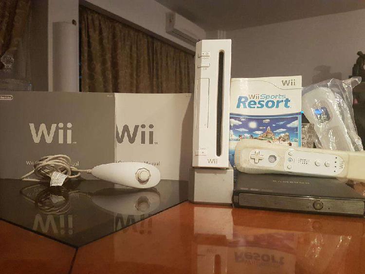 Nintendo Wii Chipeada con 14 Juegos