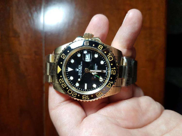 Reloj Rolex Gmt Master II 40 mm Dorado Automático
