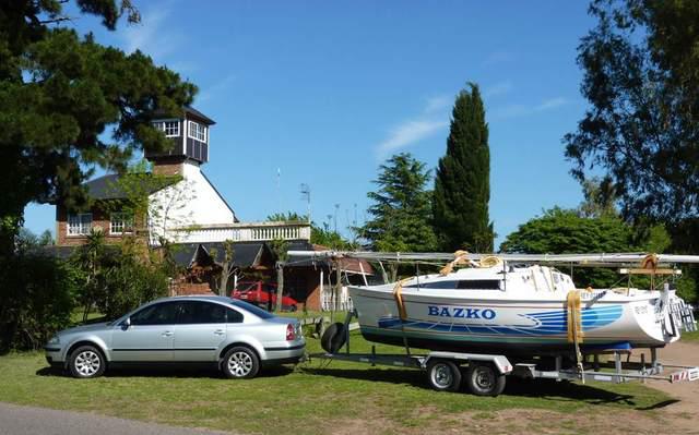 VELERO ALBA 19 U$S 22000, MUY BUENO CON MOTOR Y TRAILER