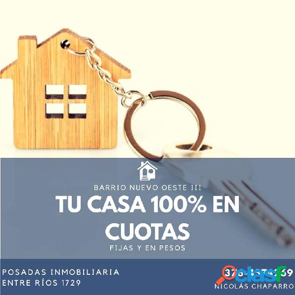 CASAS 100 % EN CUOTAS (Ref.
