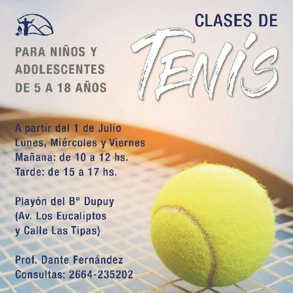 Clases de Tenis.