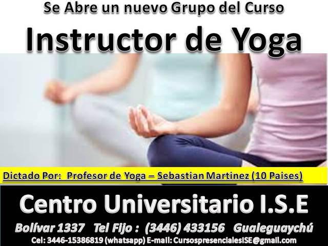 Instructor de yoga