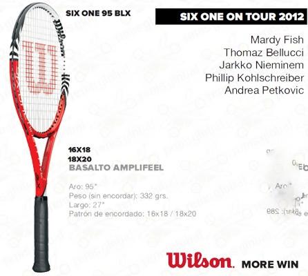 Vendo Raqueta Wilson Blx Six one Usada