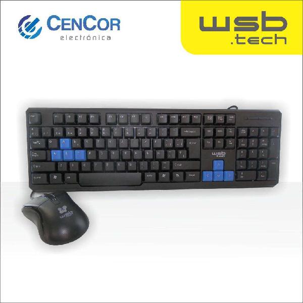 Set De Teclado Y Mouse Wsb.tech! CenCor Electrónica