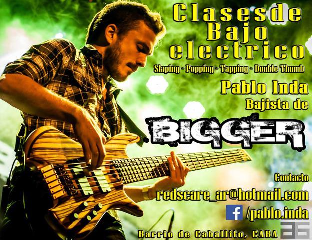 Clases de Bajo Electrico - Pablo Inda Bajista de BIGGER