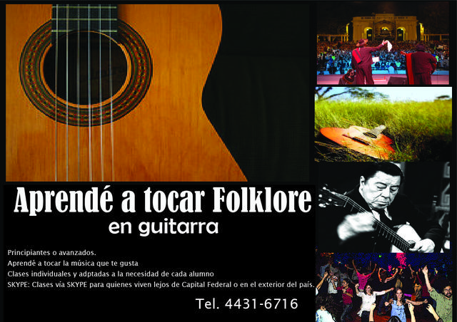 Profesor de Guitarra Folklore