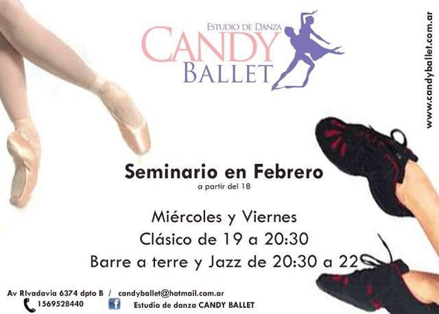 Seminario DE Danza Clasica Barre a Terre Y Jazz