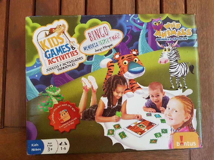 Bingo - Memoria Triple y más. Kids Game Activities.