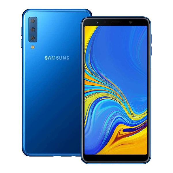 Samsung A7 64gb 4gb Azul 2018 Nuevo Gtia Funda de Regalo!!