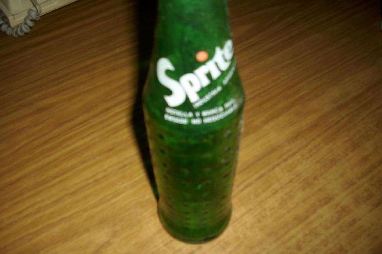 vendo antiguas botellitas de sprite