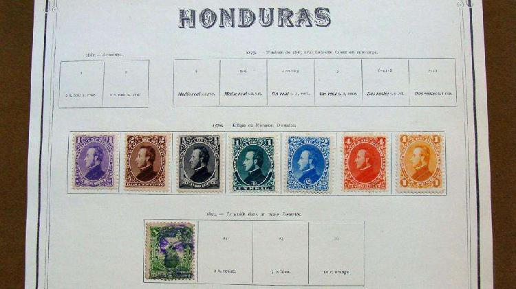 Sellos postales de Honduras 1878 – 1890