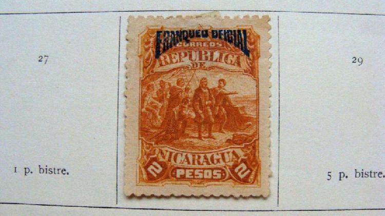 Sellos postales de Nicaragua 1892 – 1955
