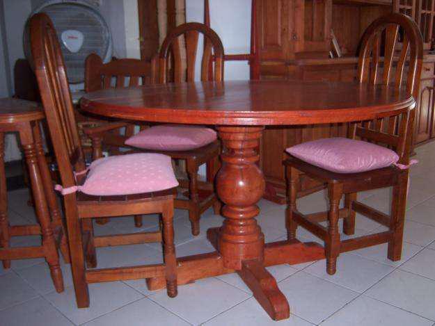 Muebles de algarrobo para el comedor