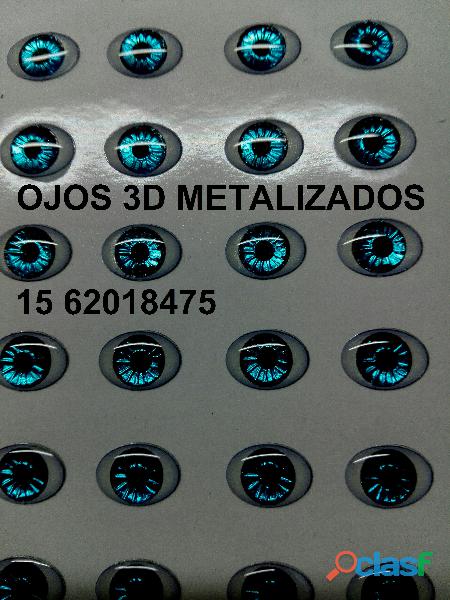 OJOS METALIZADOS 3D