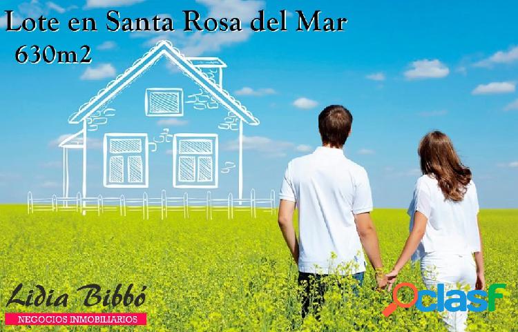 Lote zona SANTA ROSA DEL MAR.