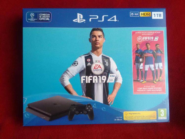 Ps4 Slim Fifa 19 Bundle, de 1 Tb