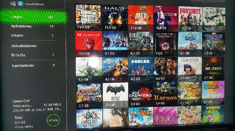 Xbox One en Csja con 141 Juegos