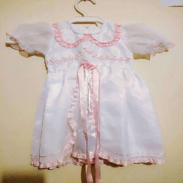 VESTIDITO DE NENA SUPER DELICADO TALLE DE 6 A 12 MESES NUEVO