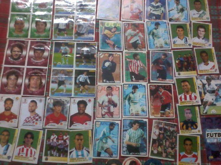 lote figuritas de futbol colecciones