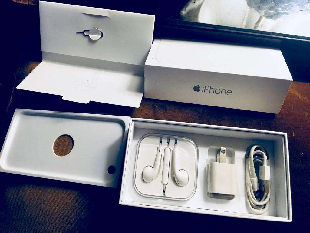 iPhone 6 16g Silver Caja y acc sin usar