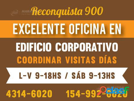 Excelente oficina en alquiler en Microcentro