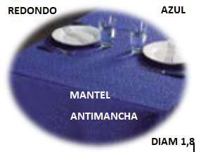 MANTEL REDONDO ANTIMANCHA 1,8MT DIAM