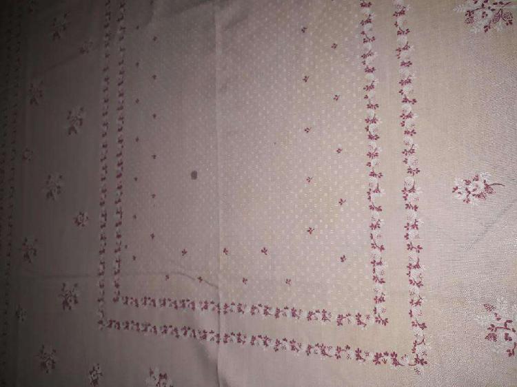 Mantel de algodón rectangular, marca Aragón con 10