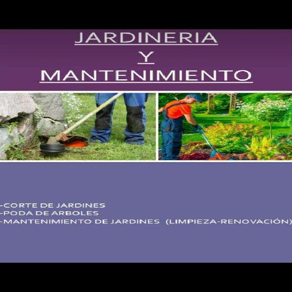 Trabajos de Jardineria Y Mantenimiento