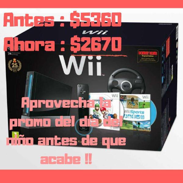 Wii Pack Mario Wii Sports 4 Juegos