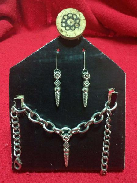 Conjunto Pulsera Y Pendientes