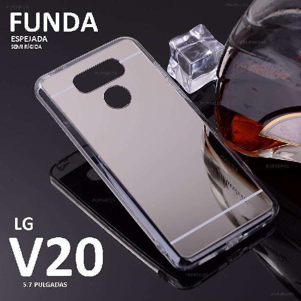 Funda Tpu Cover Espejada Mirror Lg V20 5.7 Pulgadas Rosario