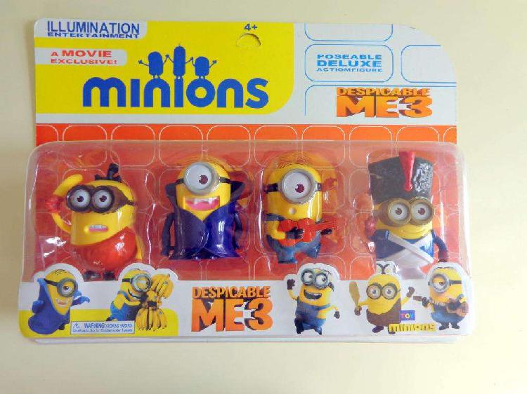 Minion 4 Figuras de la pelicula