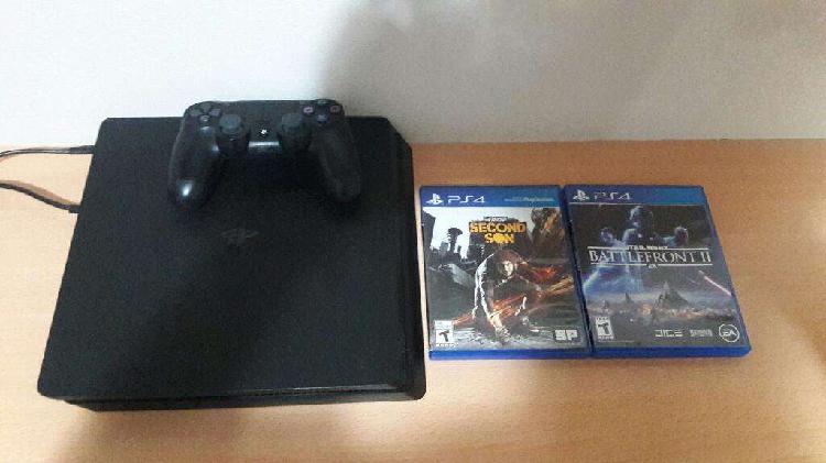 Ps4 Slim 1tb Joystick 2 Juegos